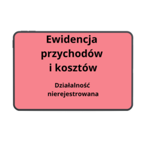 Ewidencja przychodów i kosztów